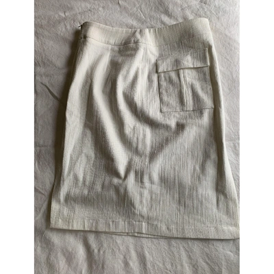 Pre-owned Atea Oceanie White Cotton Skirt