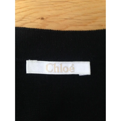 Pre-owned Chloé Black Silk Knitwear