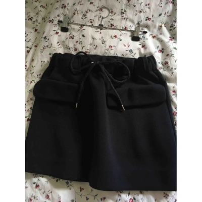 Pre-owned Cos Mini Skirt In Black