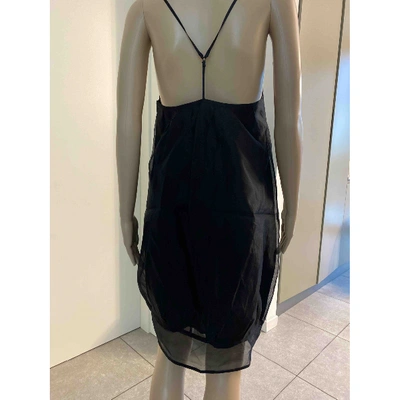 Pre-owned Designers Remix Silk Mini Dress In Black