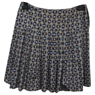 Pre-owned Miu Miu Mid-length Skirt In Multicolour