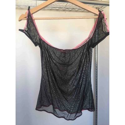 Pre-owned Roberto Cavalli Black  Top