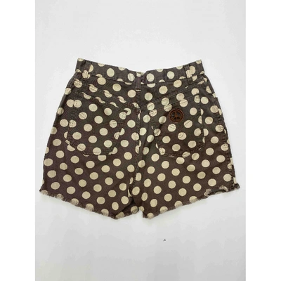 Pre-owned Moschino Brown Cotton Shorts