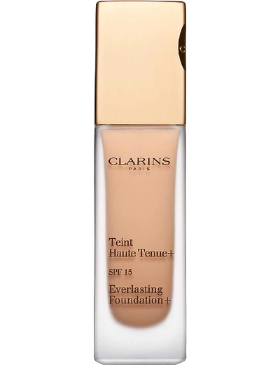 Shop Clarins Everlasting Foundation + Spf15 In Nude