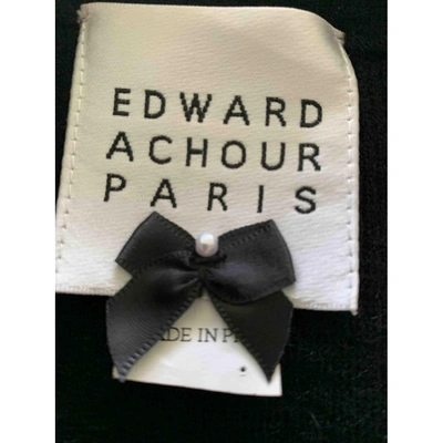 Pre-owned Edward Achour Black Wool Knitwear