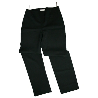 Pre-owned Celine Wool Large Pants In Black