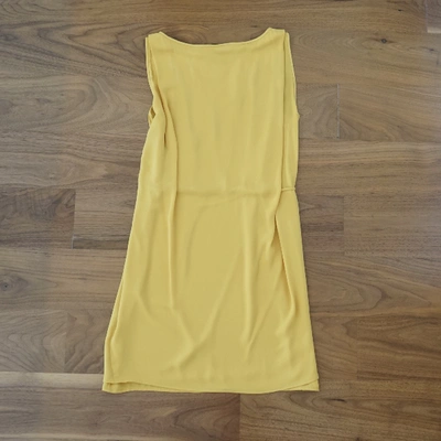 Pre-owned Bcbg Max Azria Yellow Dress