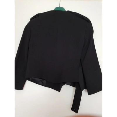 Pre-owned Antonio Berardi Wool Suit Jacket In Black