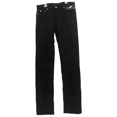 Pre-owned Just Cavalli Trousers In Black