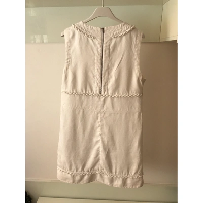 Pre-owned See By Chloé Linen Mini Dress In White