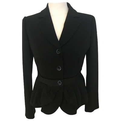 Pre-owned Moschino Cheap And Chic Black Synthetic Jacket