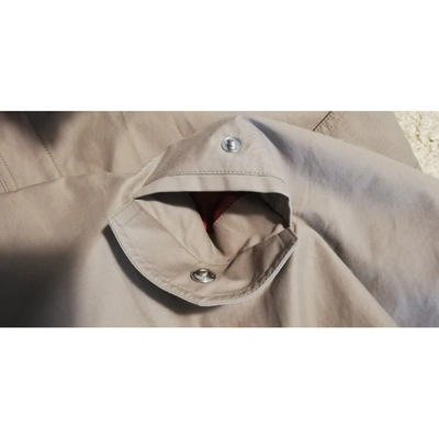 Pre-owned Belstaff Khaki Cotton Trench Coat