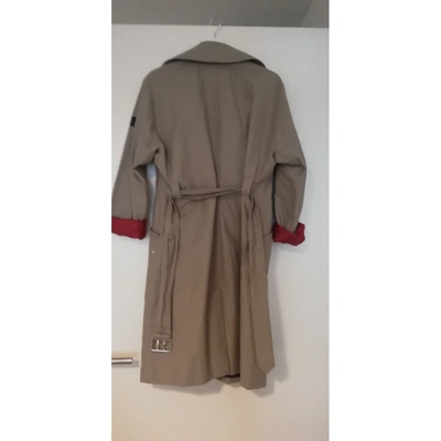 Pre-owned Belstaff Khaki Cotton Trench Coat