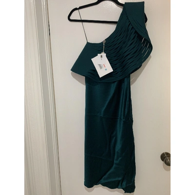Pre-owned Dion Lee Mid-length Dress In Green
