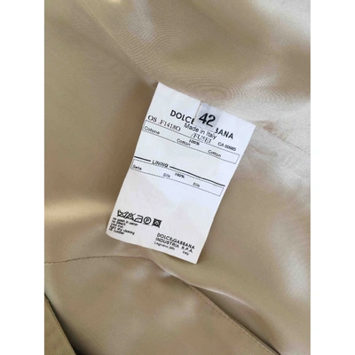 Pre-owned Dolce & Gabbana Khaki Cotton Jacket