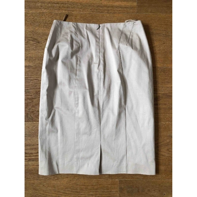 Pre-owned Hugo Boss Mid-length Skirt In Beige