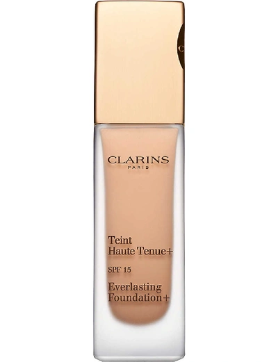 Shop Clarins Everlasting Foundation + Spf15 In Amber