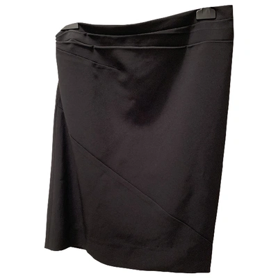 BALENCIAGA Pre-owned Silk Mid-length Skirt In Black