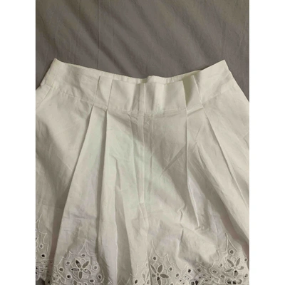 Pre-owned Ermanno Scervino White Cotton Shorts