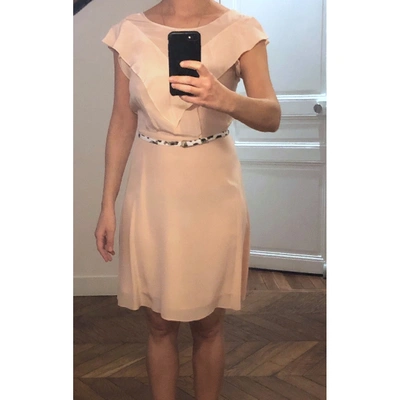 Pre-owned Claudie Pierlot Pink Silk Dress