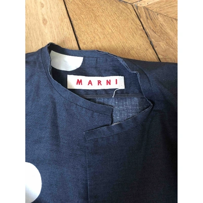 Pre-owned Marni Short Vest In Blue