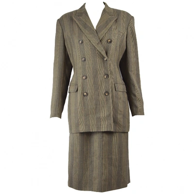 Pre-owned Jil Sander Wool Skirt Suit In Multicolour