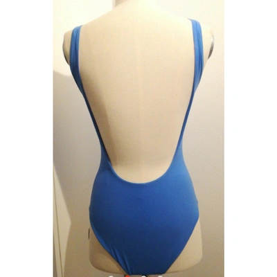 Pre-owned Semicouture Blue Lycra Swimwear