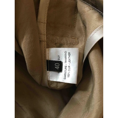 Pre-owned Barbara Bui Beige Silk Jacket