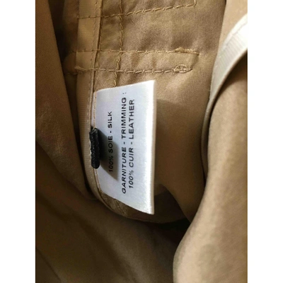 Pre-owned Barbara Bui Beige Silk Jacket