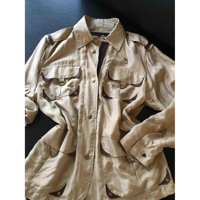 Pre-owned Barbara Bui Beige Silk Jacket