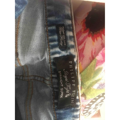 Pre-owned Philipp Plein Blue Denim - Jeans Jeans