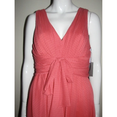 Pre-owned Vera Wang Mid-length Dress In Red