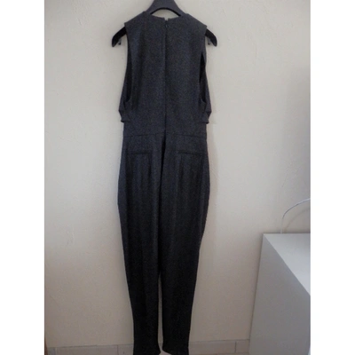 Pre-owned Saint Laurent Wool Jumpsuit In Anthracite