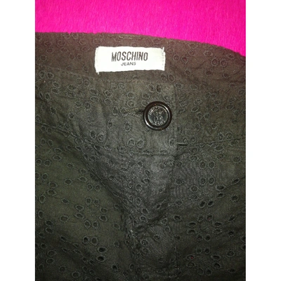 Pre-owned Moschino Cheap And Chic Black Cotton Shorts