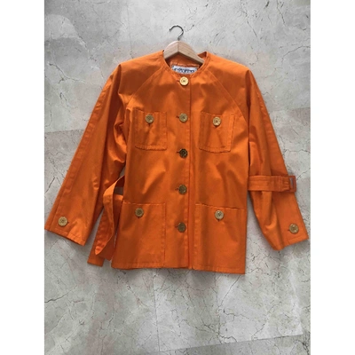 Pre-owned Givenchy Jacket In Orange