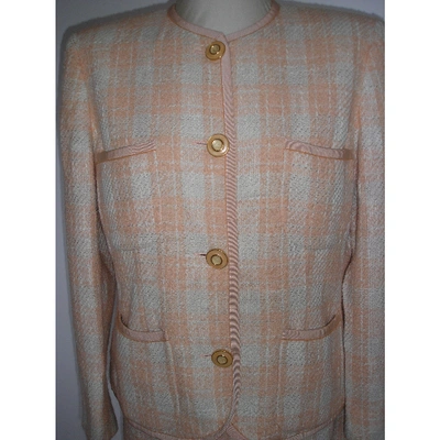 EMANUEL UNGARO Pre-owned Wool Suit Jacket In Beige