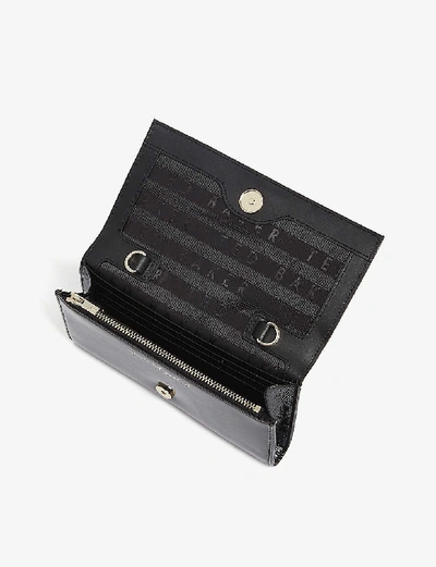 Shop Ted Baker Enrici Crinkled Patent Leather Cross-body Bag