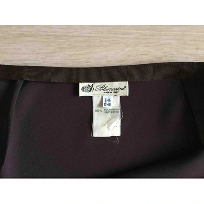Pre-owned Blumarine Mid-length Skirt In Burgundy