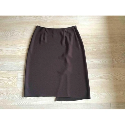 Pre-owned Blumarine Mid-length Skirt In Burgundy