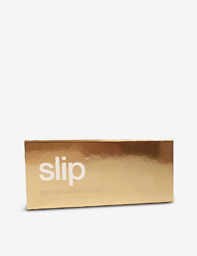 Shop Slip Elasticated Sleep Mask In Gold