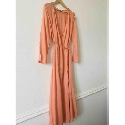 Pre-owned Bower Maxi Dress In Orange