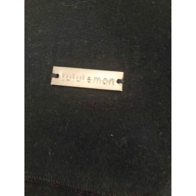 Pre-owned Lululemon Black Cotton Top
