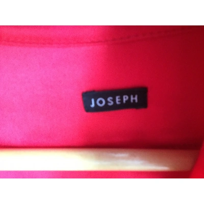 Pre-owned Joseph Silk Tunic In Red