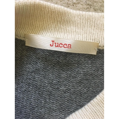 JUCCA Pre-owned Wool Poncho In Grey