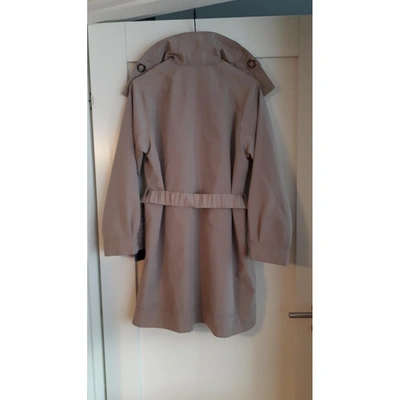 Pre-owned Kenneth Cole Coat In Beige