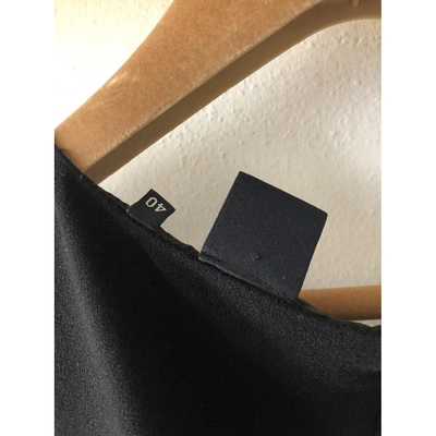 Pre-owned Aspesi Wool Mid-length Dress In Black