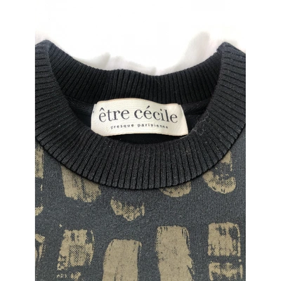 Pre-owned Etre Cecile Black Polyester Knitwear