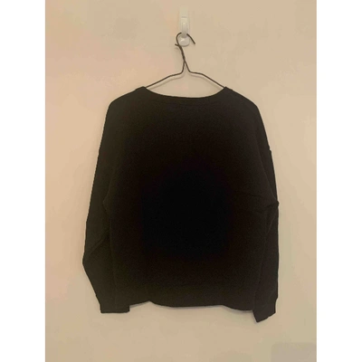 Pre-owned Sandro Black Cotton Knitwear