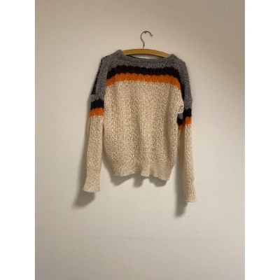 Pre-owned Roberto Collina Wool Jumper In White