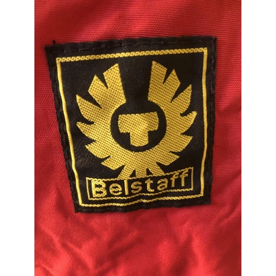 Pre-owned Belstaff Biker Jacket In Red